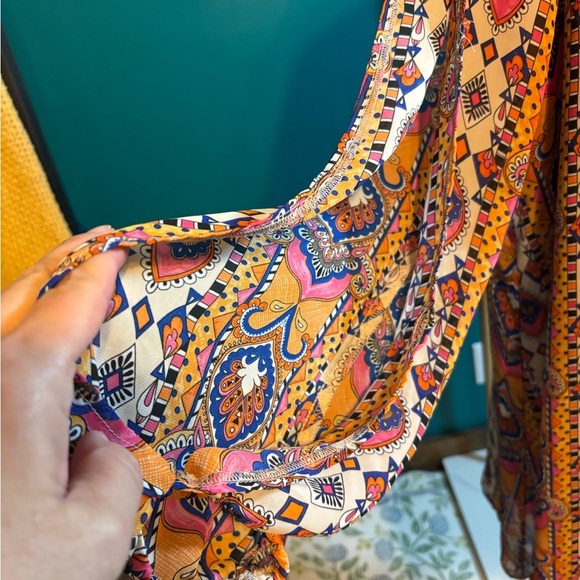 Tacera Multicolor Patterned Dress - Picture 3 of 5